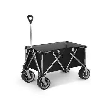 

New Electric Folding Camping Wagon Cart Outdoor Picnic Beach Trail Cart with Platform OEM Customizable