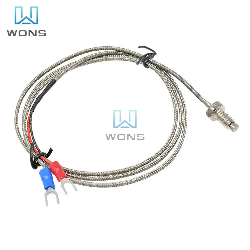 K Type Thermocouple Stainless Steel Probe 1M Thermocouple Control Temperature Controller 0-800C Industrial Sensor Probe