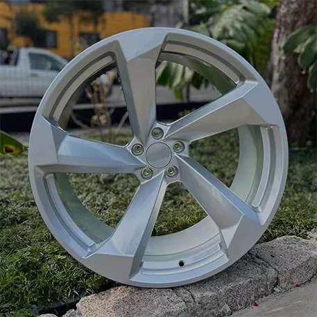 SJ Maßgefertigte Silberne Geschmiedete Felgen 17 18 19 20 21 22 Zoll 5X120 5X114.3 5x112 Aluminiumfelgen für Audi BMW M3 G80 G81 M4 F80