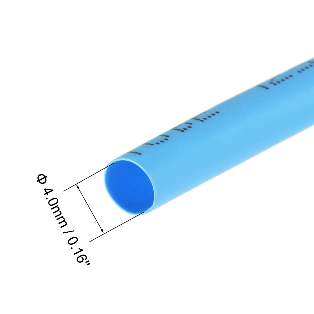 3/7Meters Heat Shrink Tubing 4-6mm Dia 7-10mm Flat Width 2:1 rate Shrinkable Tube Cable Sleeve