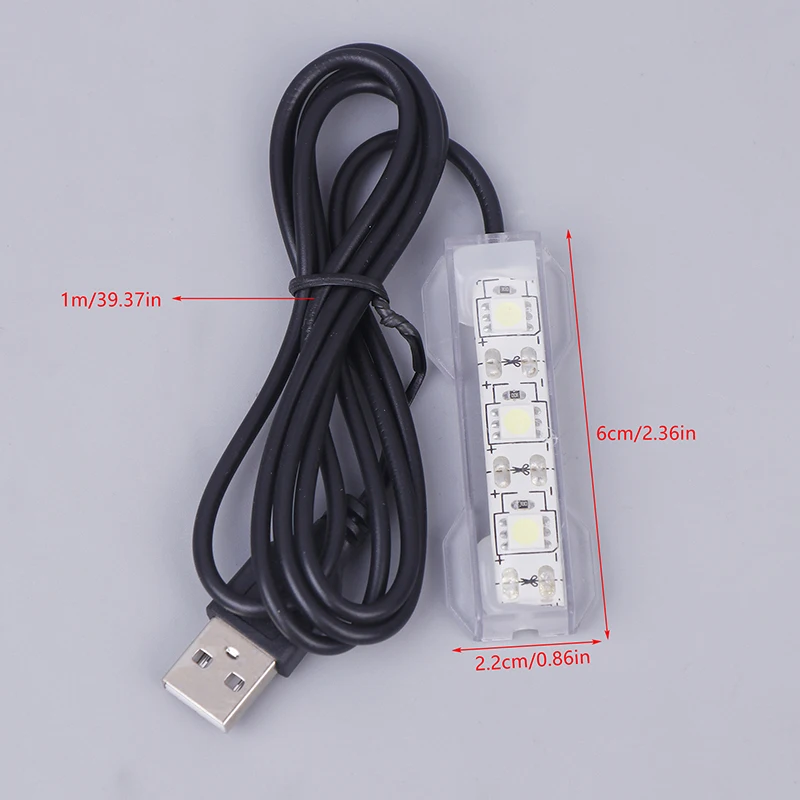 Fish Accessory Micro Aquarium Light USB Powered Remote Control Colorful Fish LED Lamp For Landscape USB Aquarium Light