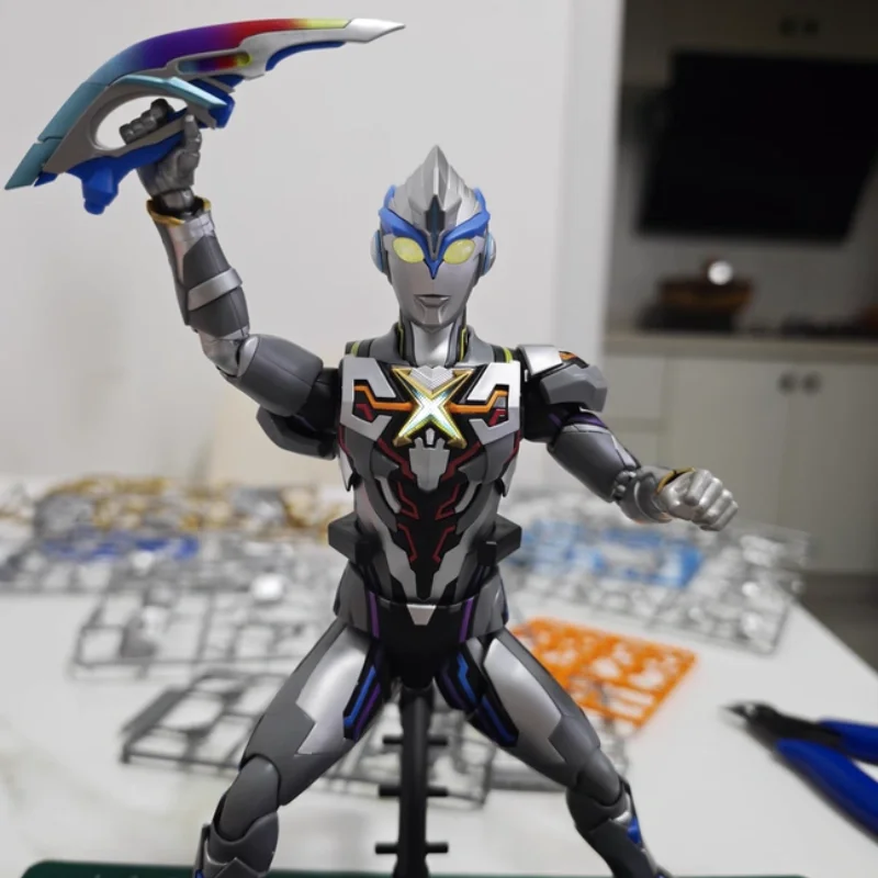 New Genuine Blokees Ultraman Legend Edition X Transcendent Beta Flash Armor Collectible Action Figures Model Assembled Toys Gift