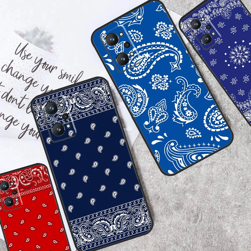 Royal Bandana Paisley For Realme 12 11 Pro Plus 9 10 GT5 GT3 GT Neo5 C35 C31 C30 C33 C51 C53 C55 C25s C21Y Case