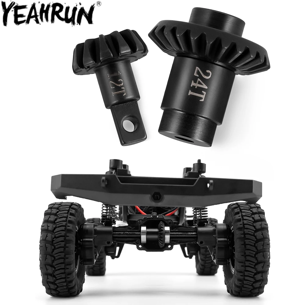 

Стальная ось YEAHRUN 24T + 12T для 1/24 FMS FCX24 FCX18, детали для обновления гусеничного автомобиля на радиоуправлении