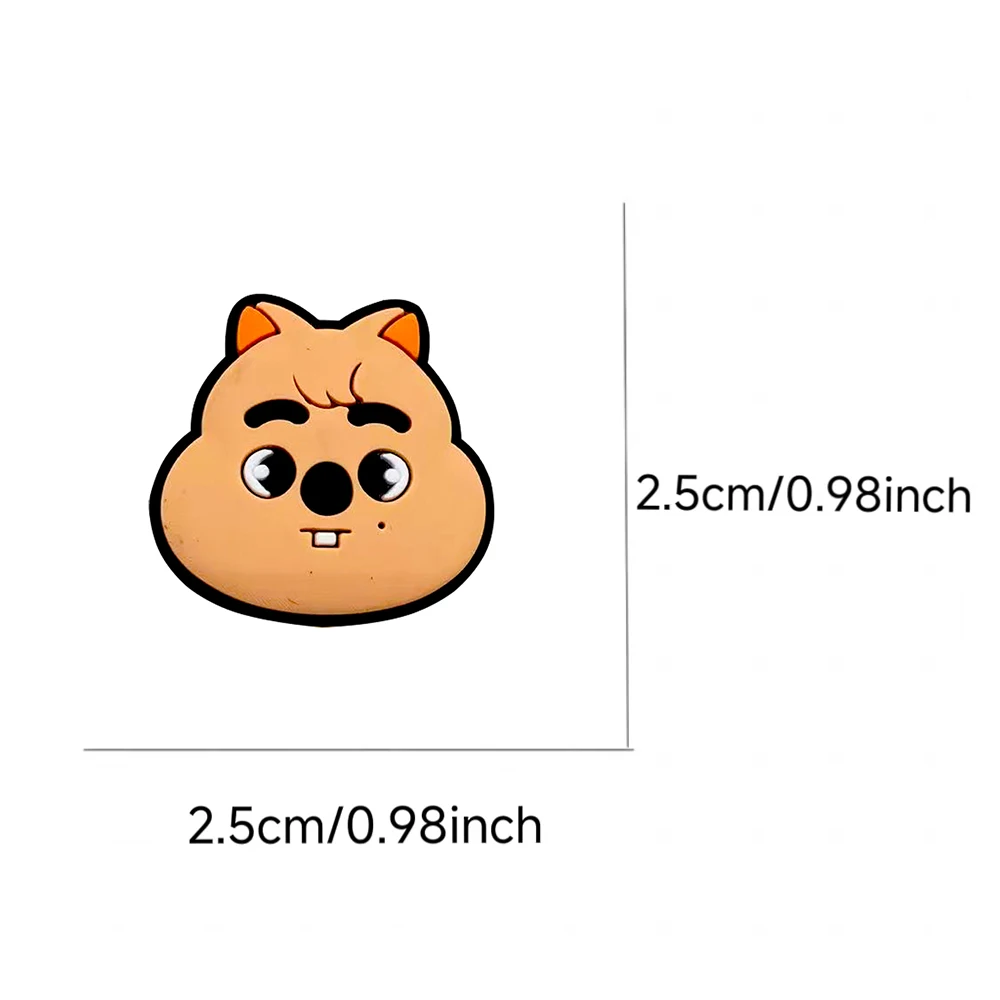 1-10pcs Hot Toys Cartoon Cute Small Animal Series PVC Shoe Accessories DIY Creativity Sandal Wristbands Party Decorations