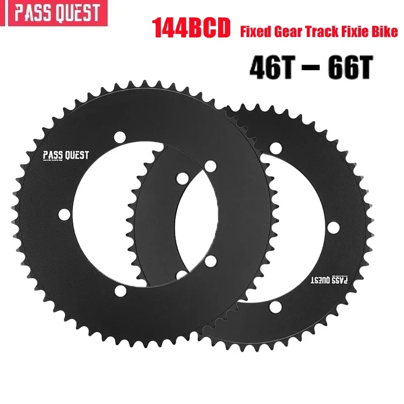 

144BCD Fixed Gear fixie Round Chain ring Track Bike 46T-66T Tooth 144 bcd special single speed gear wheel Chainwheel