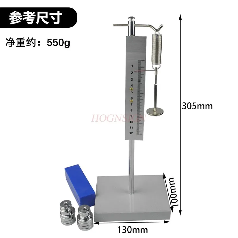 

1set Exploring the Relationship between Elasticity and Spring Elongation in High School Physics and Mechanics Equipment