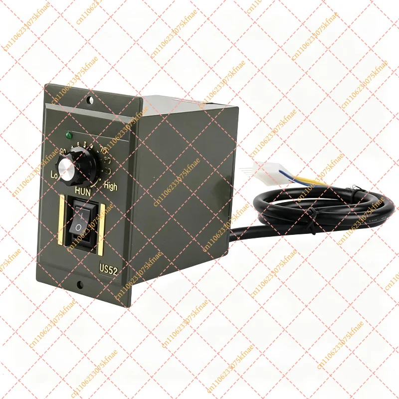 220V US-52 Motor Speed Controller AC 220V Stepless Governor Electronic Asynchronous Motor Speed Control Switch