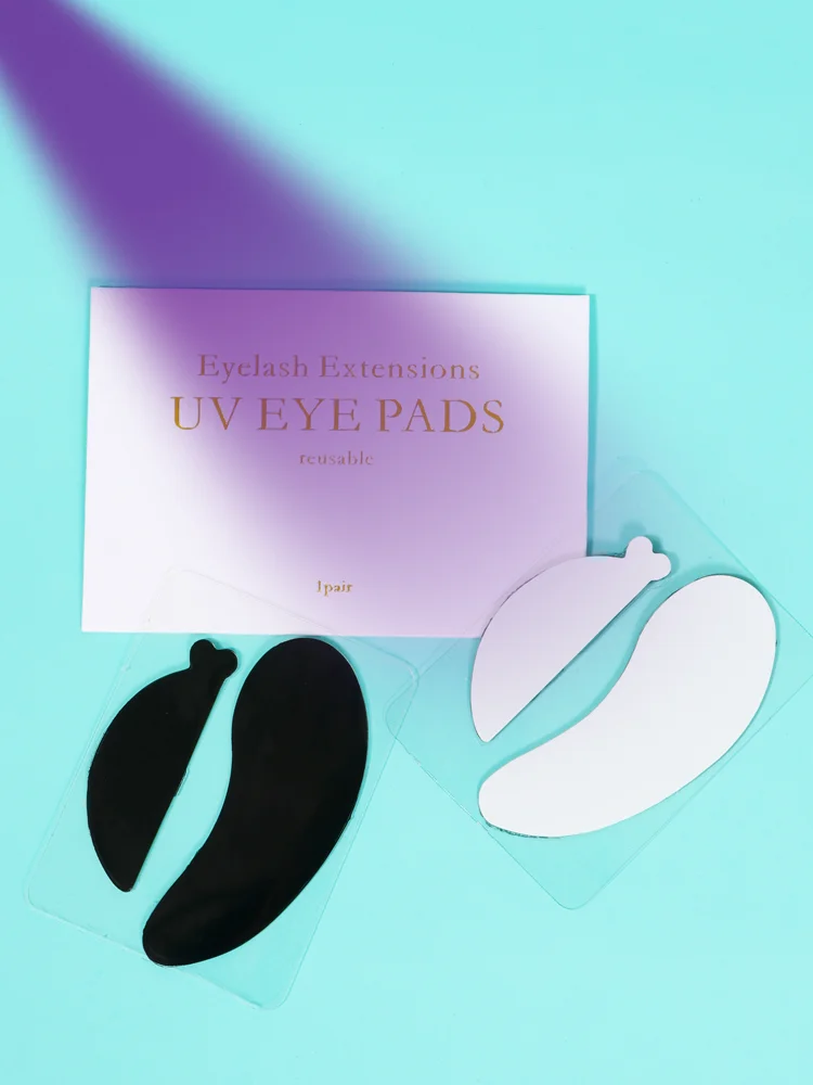 RISI – coussinets de protection UV en Silicone, patchs pour les yeux noirs, réutilisables, forte adhérence, coussinets pour les yeux UV