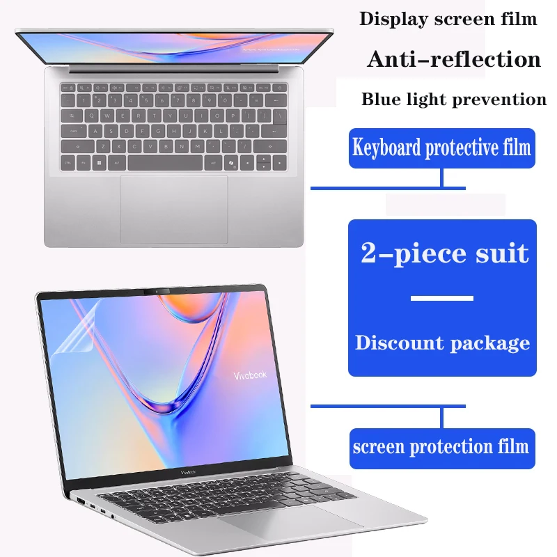 For ASUS Vivobook S14 (S5452) 14inch notebook HD screen film privacy protection anti-peep film Tempered film