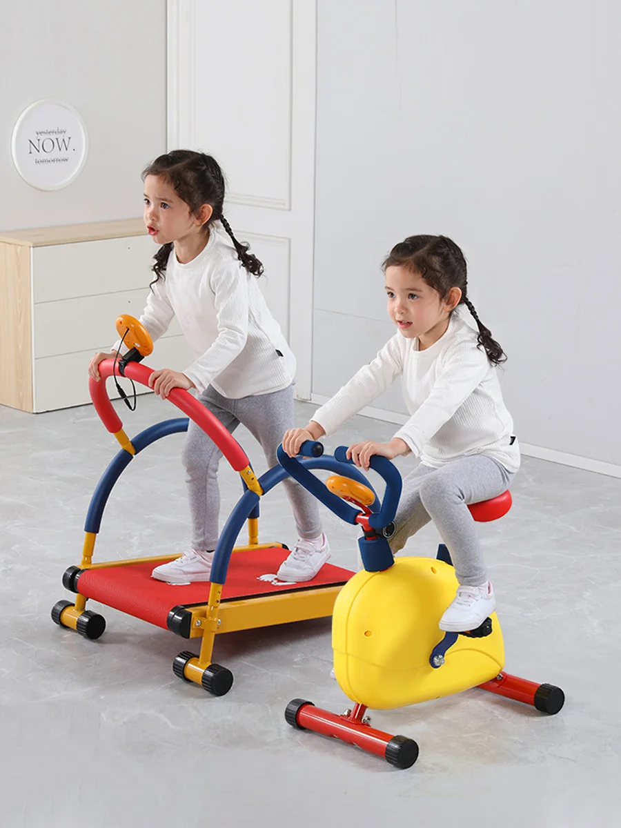 Children\'s fitness equipment home indoor bicycle spinning bike treadmill