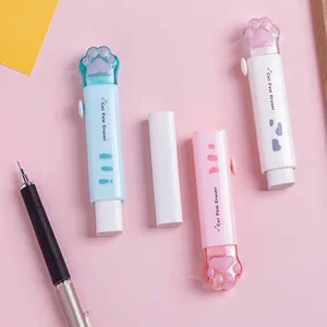 Cat Glack Push-Pull Eraser Pencil, Designed for Easy Use, Student Office Material, Beautiful 8 Main Sales School Rubbers - №3