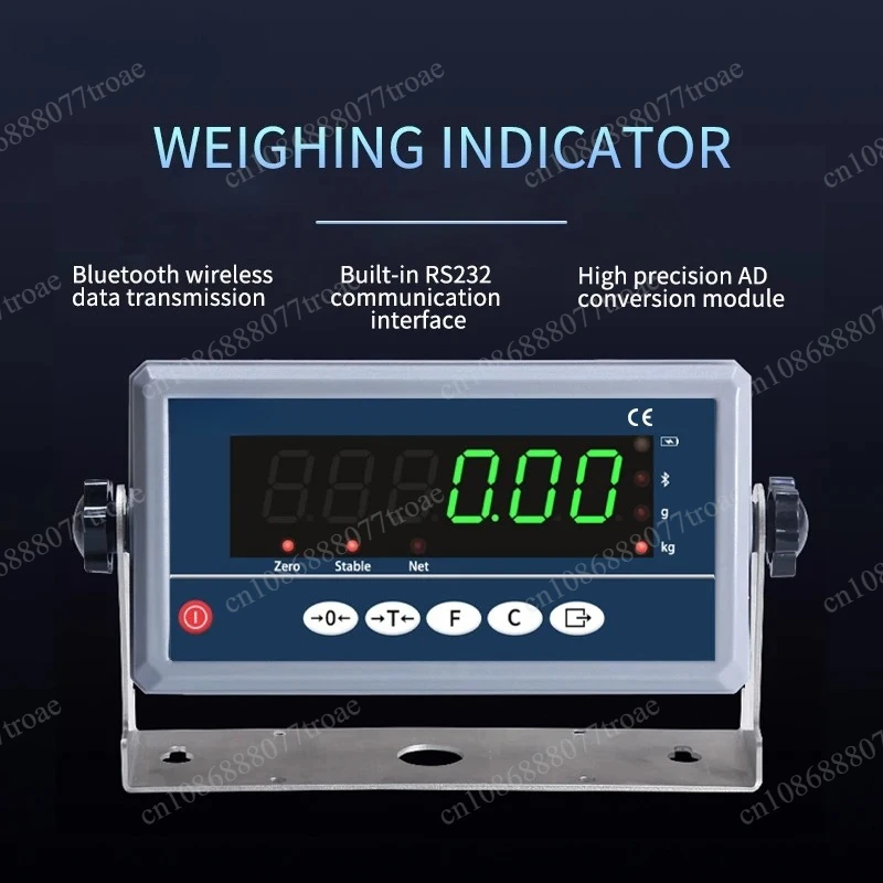 A1 Electronic Industrial Bench Scale Balance Precision Large Positive Display Weighing Indicator