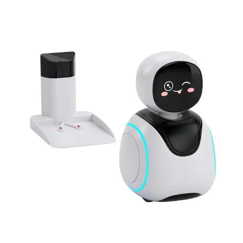 

Mobile accompanying intelligent machine, whole house walking AI electronic pet camera