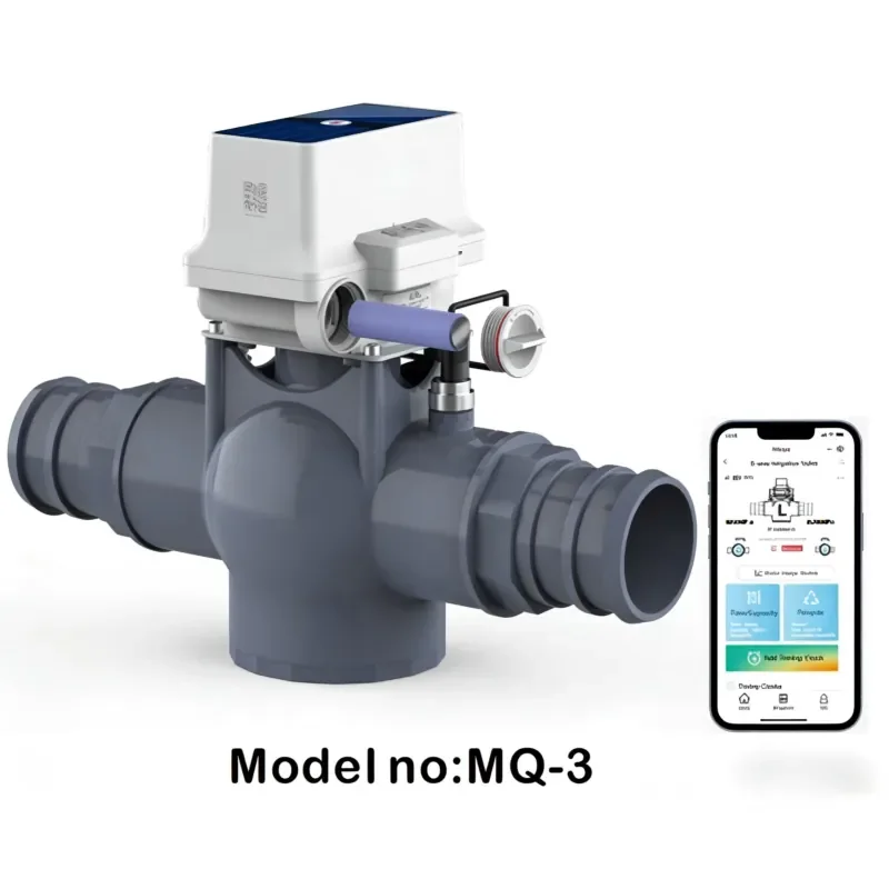 Solar Powered 4G LoRaWAN 3-Way Smart Irrigation Valve DN80 3 Inch Agricultural Wireless Remote Control Water Valve