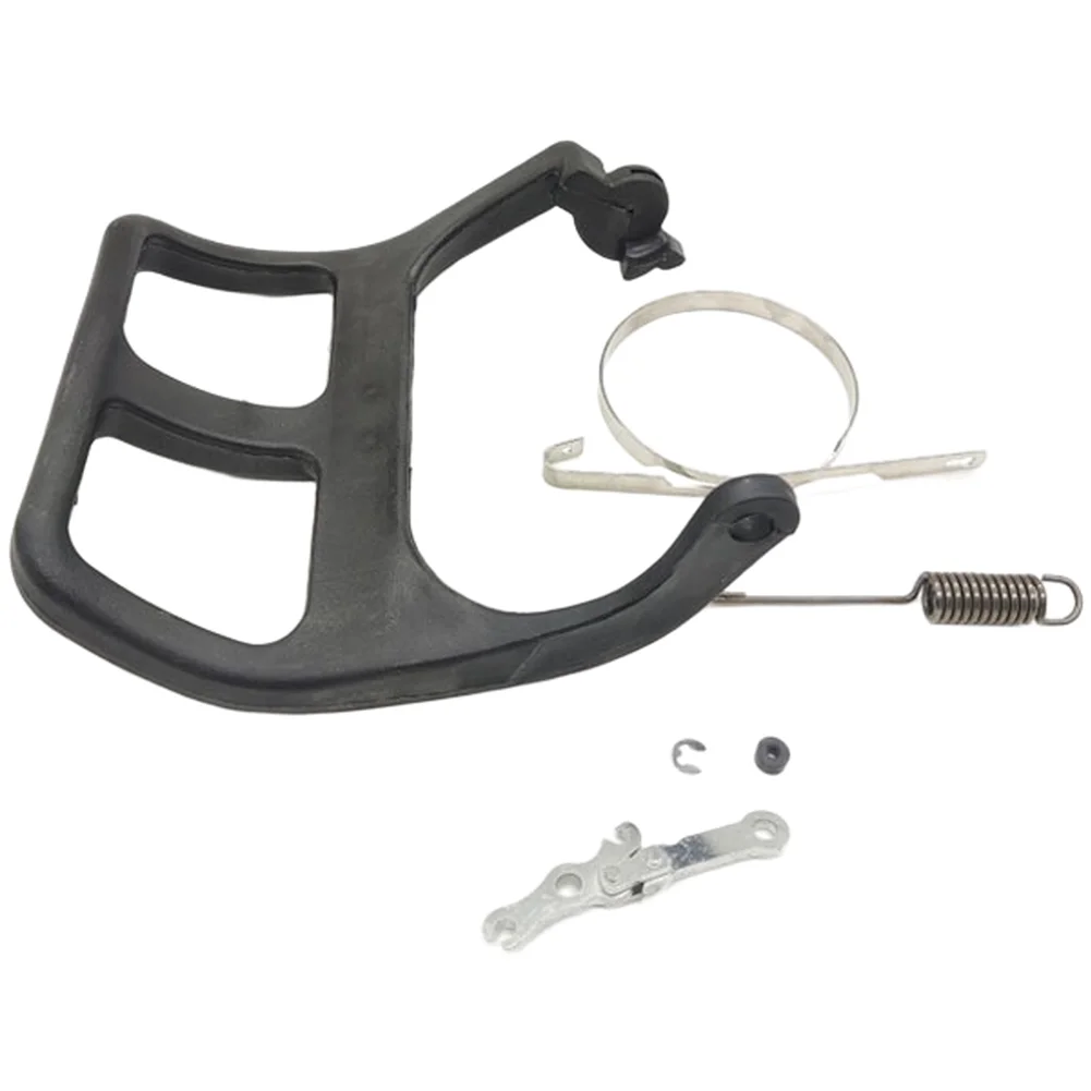 MS180 Compatible Brake Kit Featuring 170mm Front Baffle Brake Strap Lever Spring Cover Plate for Farm Machinery