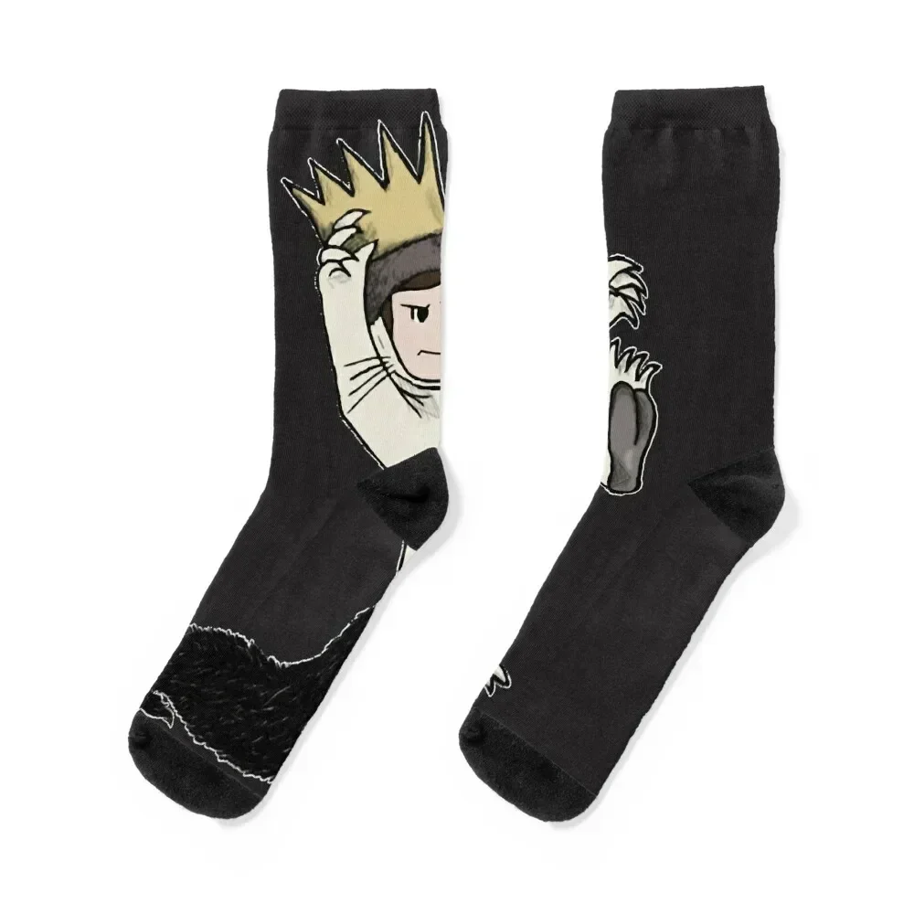 Where the Wild Things Are Max Socks valentine gift ideas Men's hiphop with print Boy Socks Women's