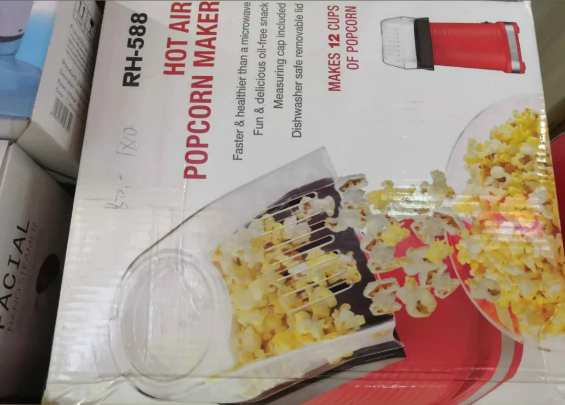 l  Automatic Oil free popcorn machine 1200W for home