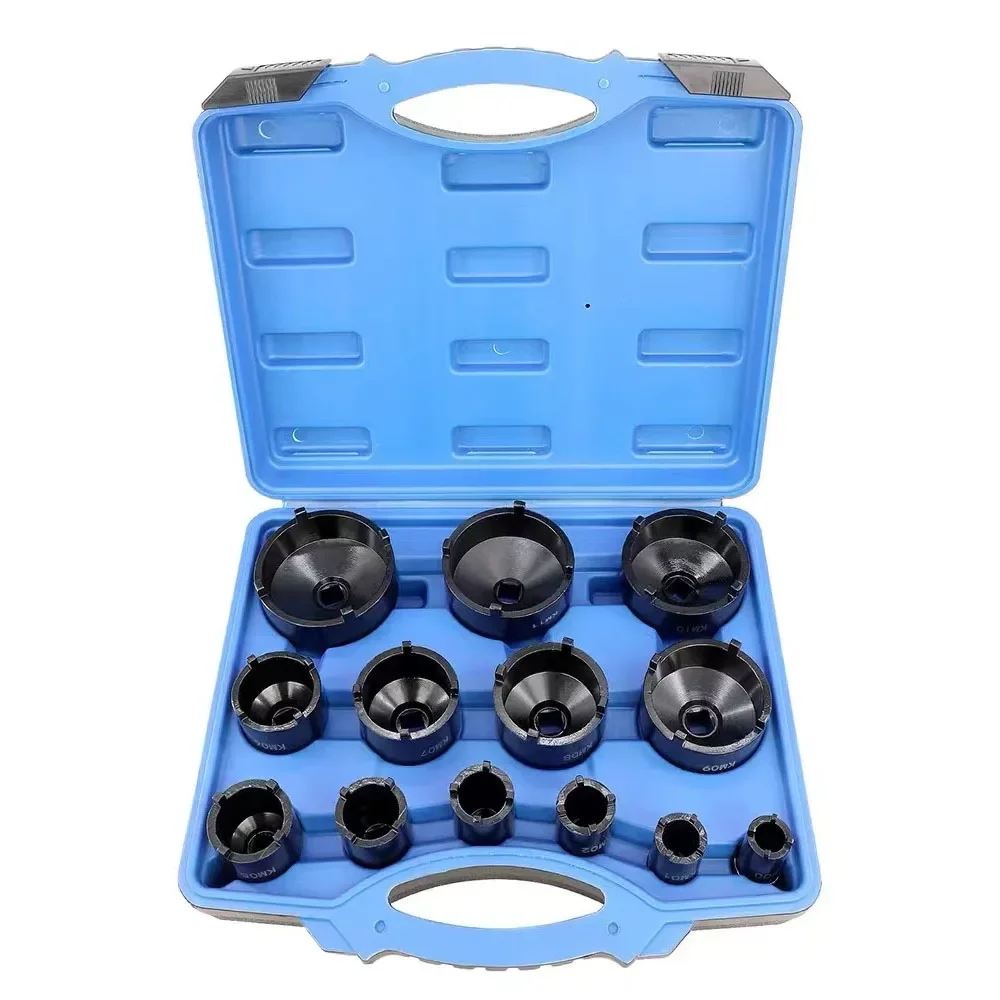 13pc Spindle Nut Removal Tool all Joints Axle Locknut Remove Install Locking Hub Socket For Chevrolet Dodge 22mm 26mm 30mm 33mm