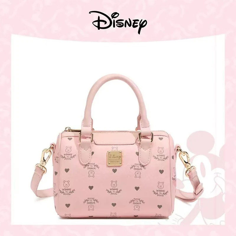 

Disney Winnie The Pooh New Women's Mini Handbag Cartoon Pink Women's Shoulder Crossbody Bag Mini Fashion Casual Women's Bag