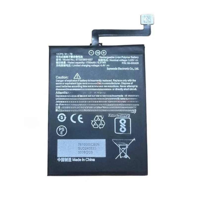 New 3.83V 1700mAh Battery ST32 58-000426 26S1027 For Amazon Kindle Paperwhite 5 11th Gen  M2L3EK M2L4EK Release 2021