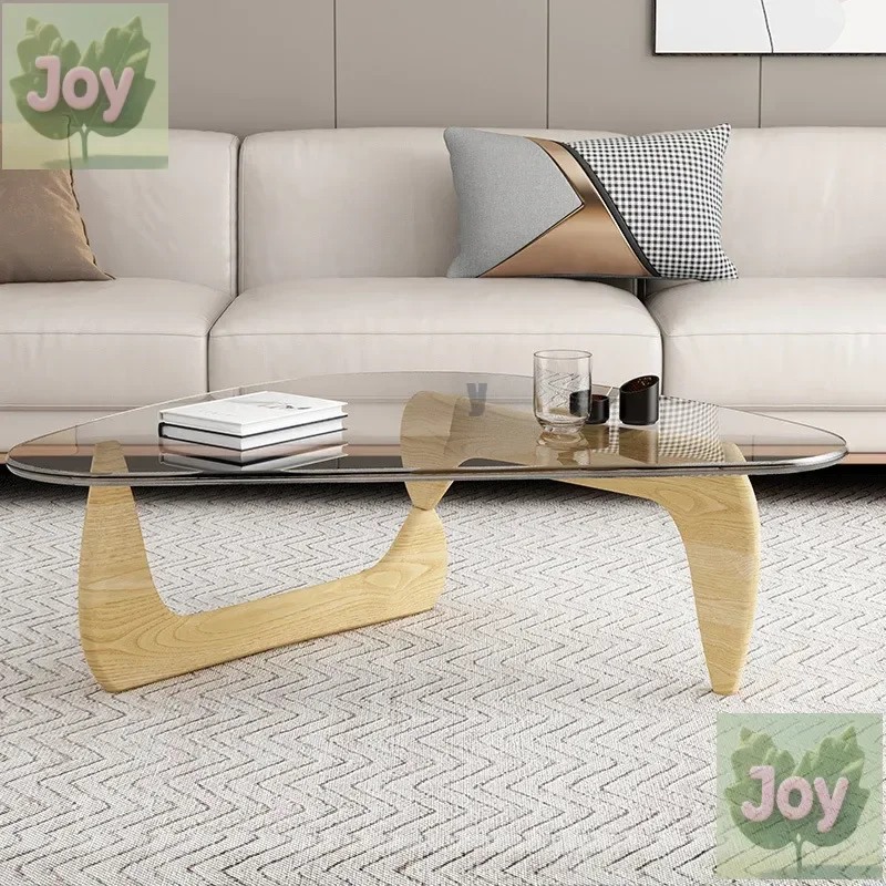 

Стеклянный журнальный столик для гостиной, маленькой квартиры, светлый, роскошный современный американский журнальный столик, простой креативный журнальный столик в стиле ins