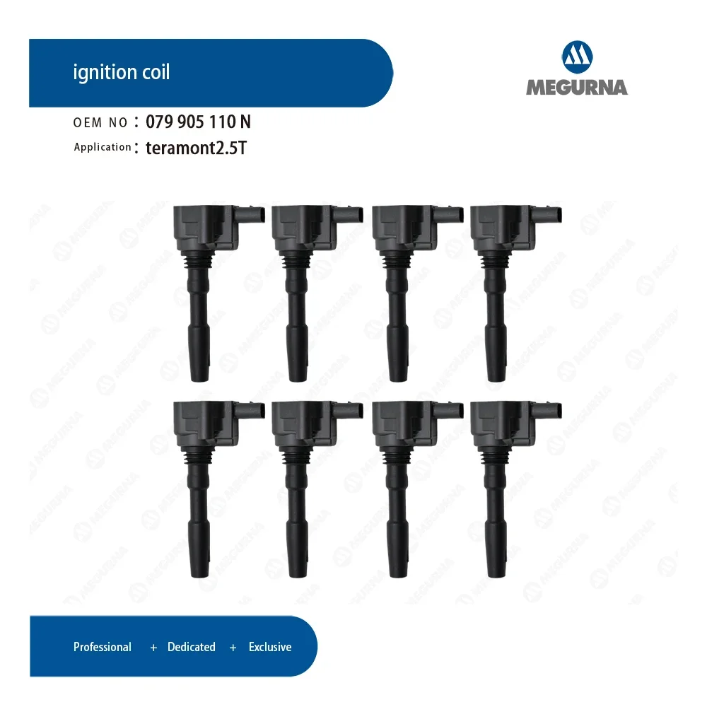 MEGURNA 1/4/8pcs Engine Ignition Coil for 4.0T V8 Audi A6 A7 A8 S8 RS6 RS7 Bentley Continental Flying Spur 079905110N 079905110H