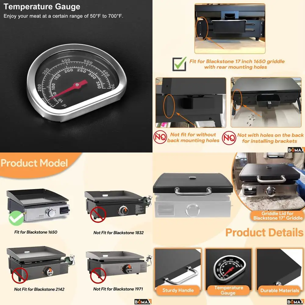 

Blackstone 17 5010 Grill Front Grease Cup Lid and Cover Replacement Accessories