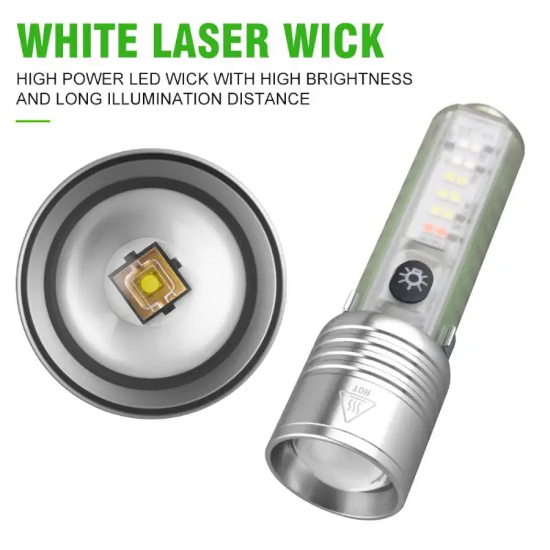 

Transparent Practical Convenient Compact Magnetic Versatile Bright Flashlight Led Flashlight Outdoor Best-selling Portable Handy