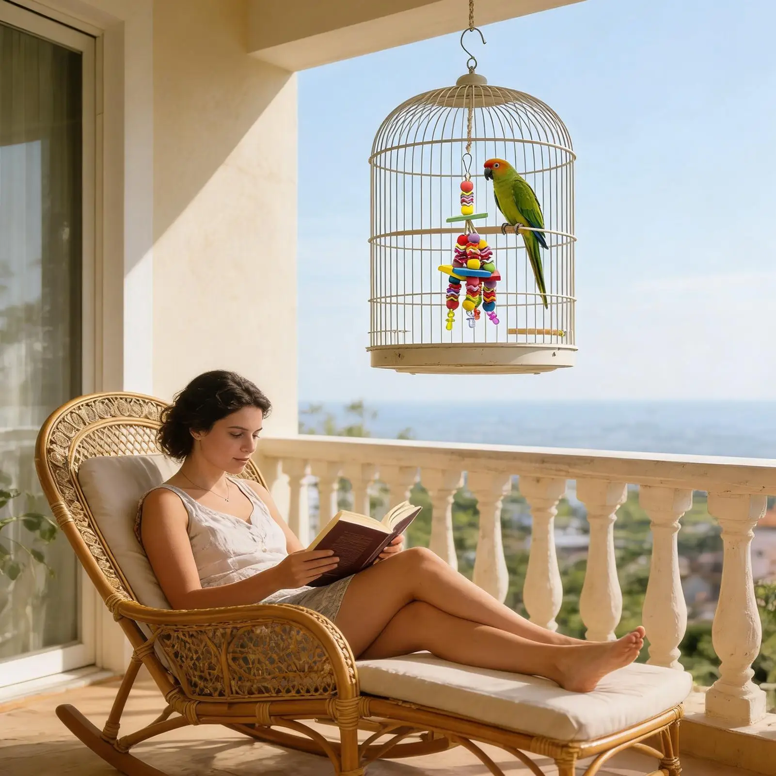 

Игрушки для птиц: красочные жевательные игрушки для попугаев, аксессуары для жевания, бусины для арахов, игрушки для дома, балкона, патио, сада, двора