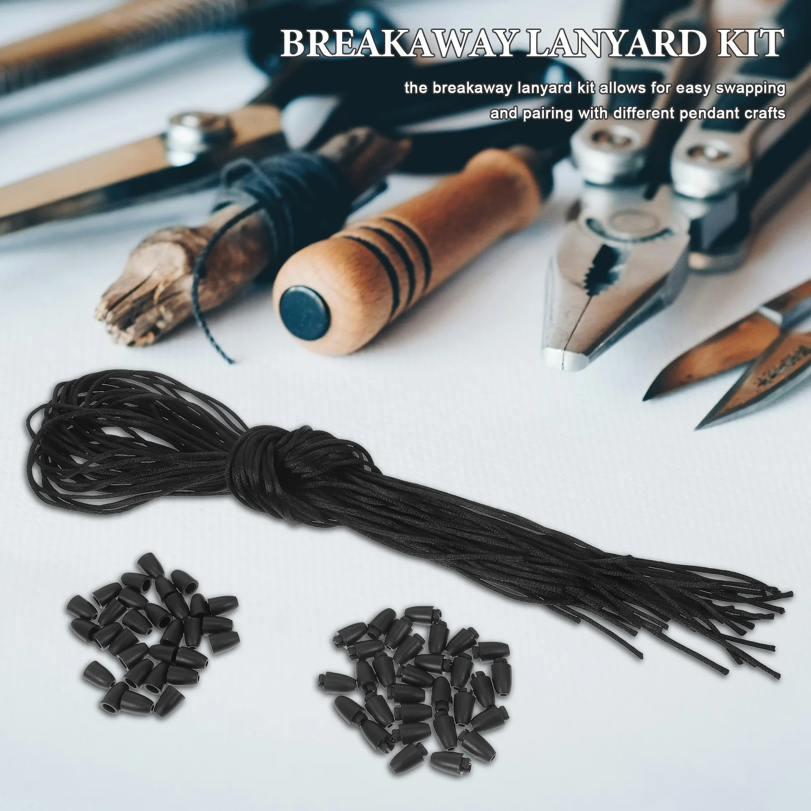 

30 set Breakaway Clasps For Necklaces Plastic Safety Buckles Replacement Necklace Cords Diy Jewelry Making Kit Lanyard String