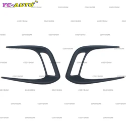 For Suzuki Vitara 2016-2020 Front Fog Light Cover Grill Daytime Running Lamp Frame Trim ABS Decorative Sticker Car Accessories