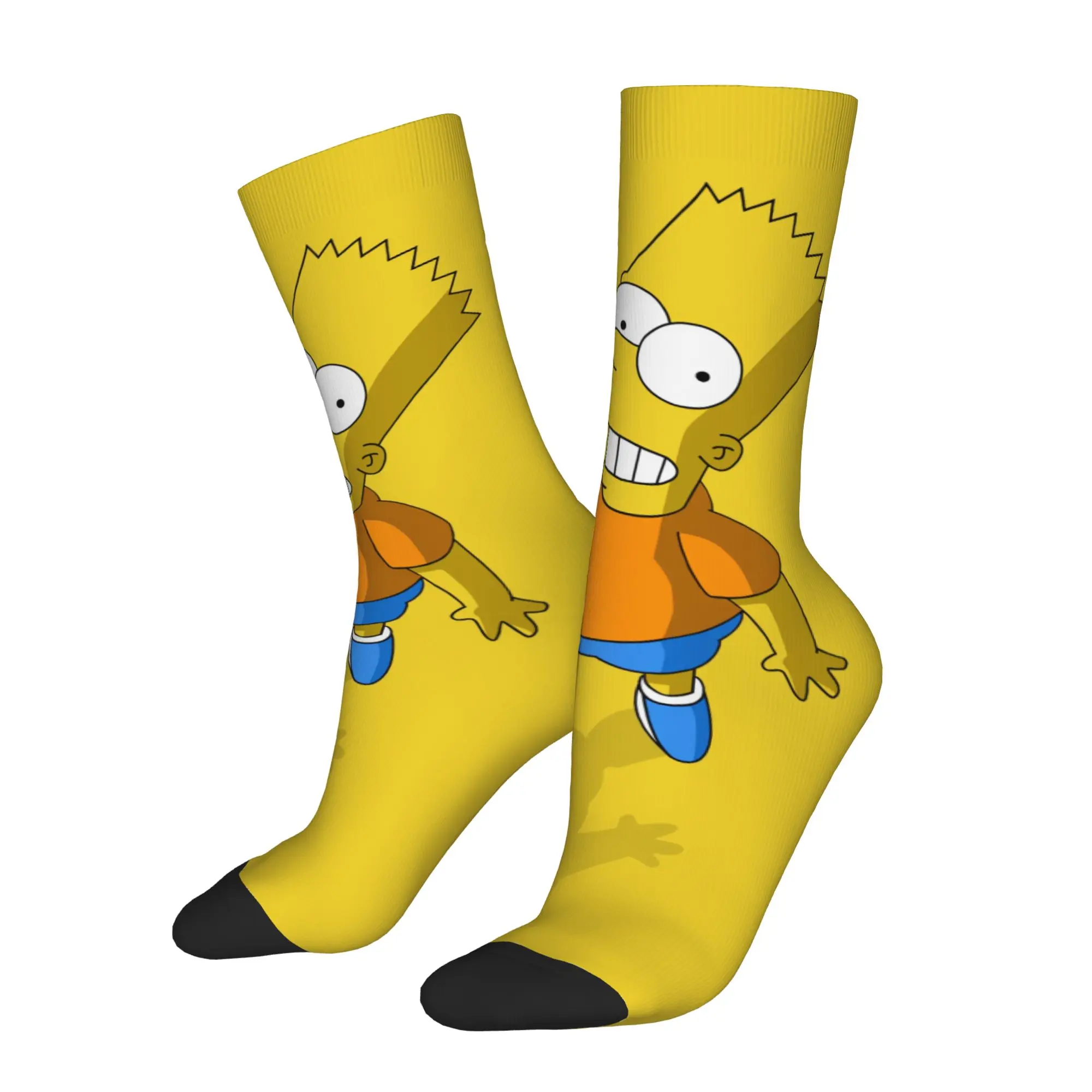 Autumn Winter Casual Women Men Cartoon S-Simpsons Socks  Non-slip Sports Socks