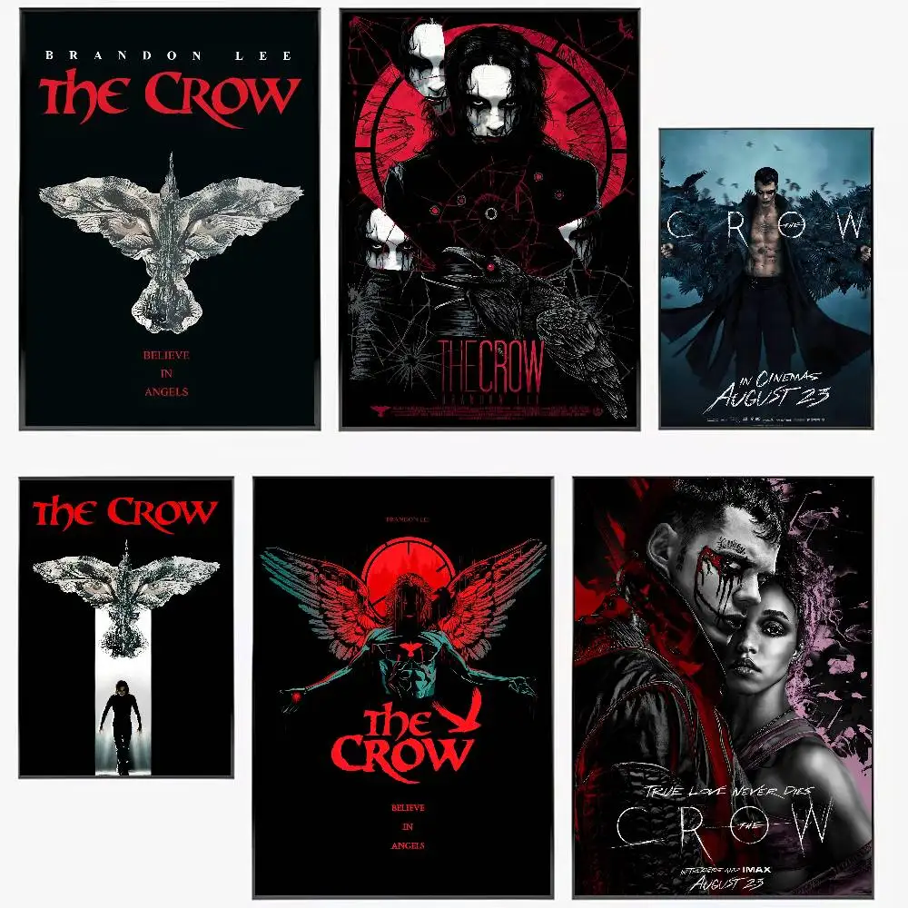 Classic film The cool C-CrowS Horror Movie Poster Waterproof HD Art Wall Decal Self-Adhesive Print. Aesthetic Home Room Decor fo
