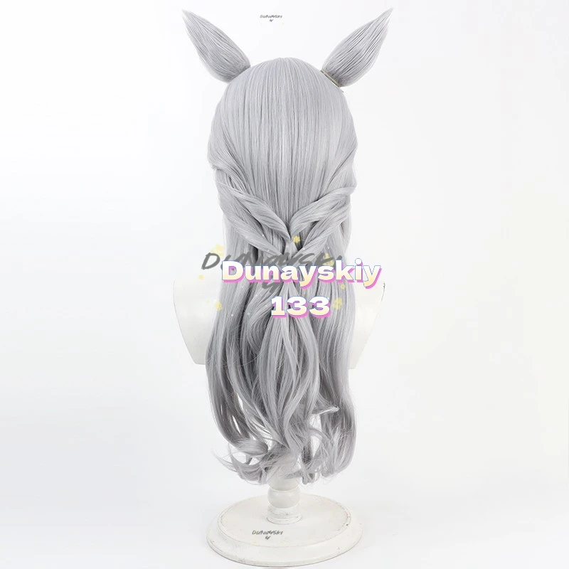 4 أنماط الشعر الأبيض الذهب السفينة شعر مستعار تأثيري أوما موسومي جميلة ديربي لعبة GolShi Gōrudo Shippu حفلة الهالوماس