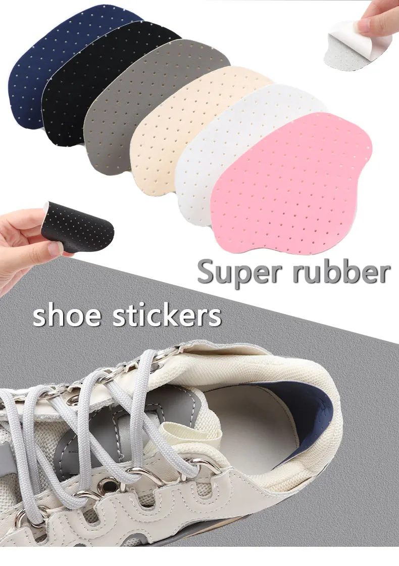 4 Stück Fersenspachtel, selbstklebende Füßeinsätze für Löcher in Schuhen und Turnschuhen, Fersenkissen, Fersenschutz, Fußpflege, Anti-Verschleiß-Einlagen – Detail 1