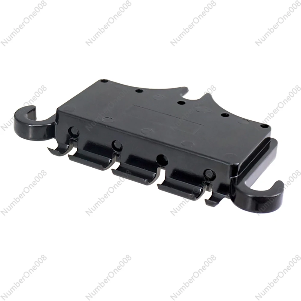 3 Point 4 String Bass Bridge Tailpiece Zinc Alloy Bridges with Saddle Replacement Parts for Gibson EPI Style Bass,Black