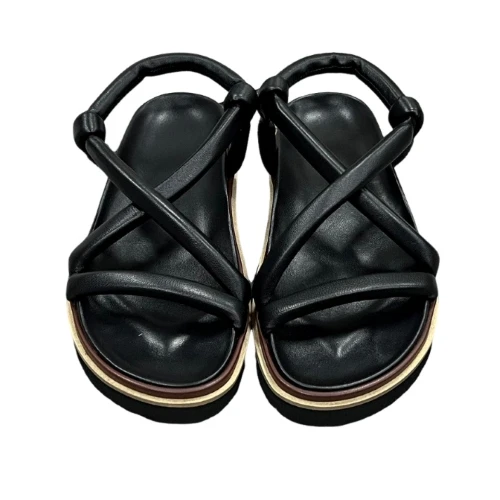 

Light luxury thick sole sheepskin sandals wear strap network red comfortable high women's shoes platform sandals casual AD1138