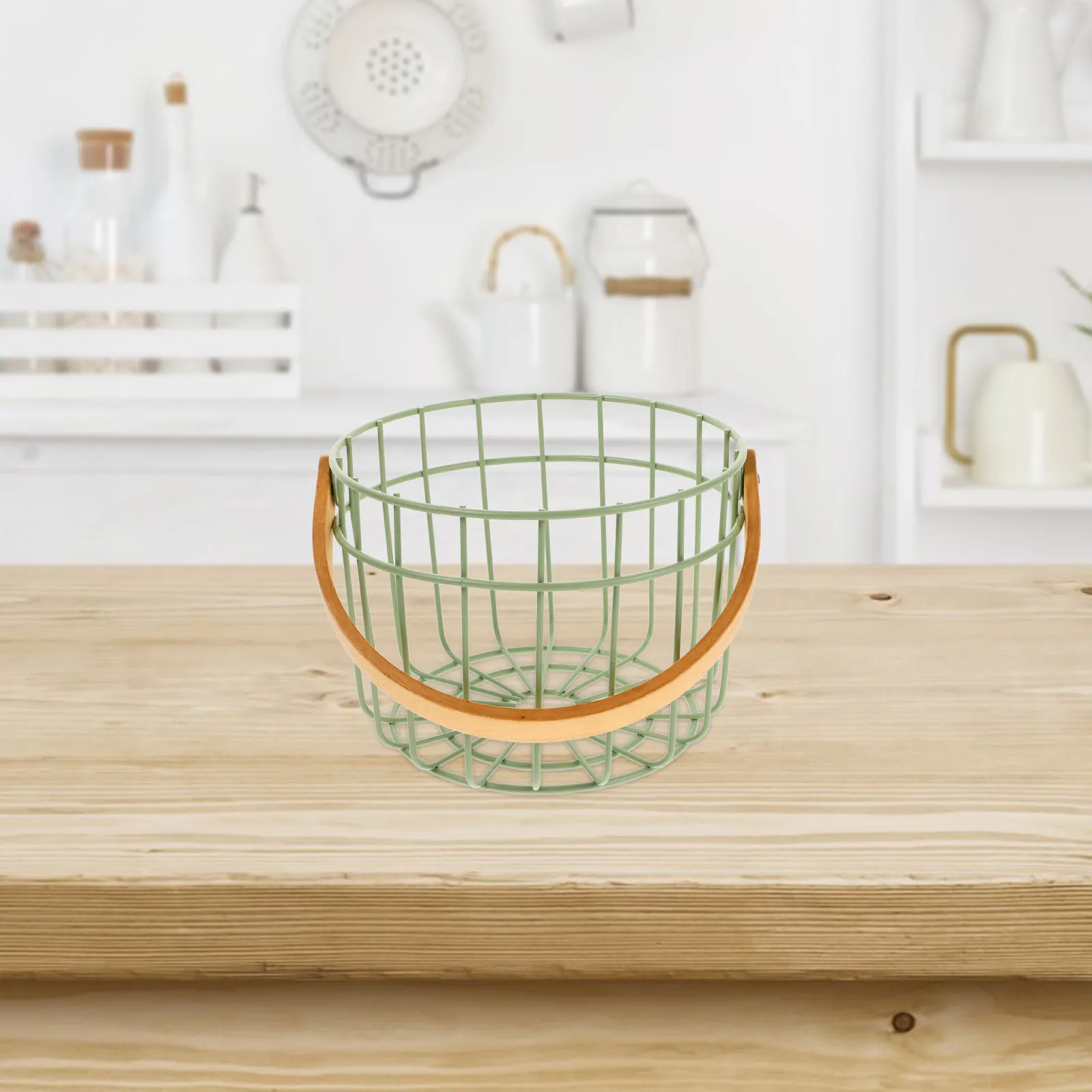 

Snack Storage Nordic Iron Art Design Spacious Wire Fruit Basket Kitchen Countertop Organizer Egg Holder Farmhouse Decor
