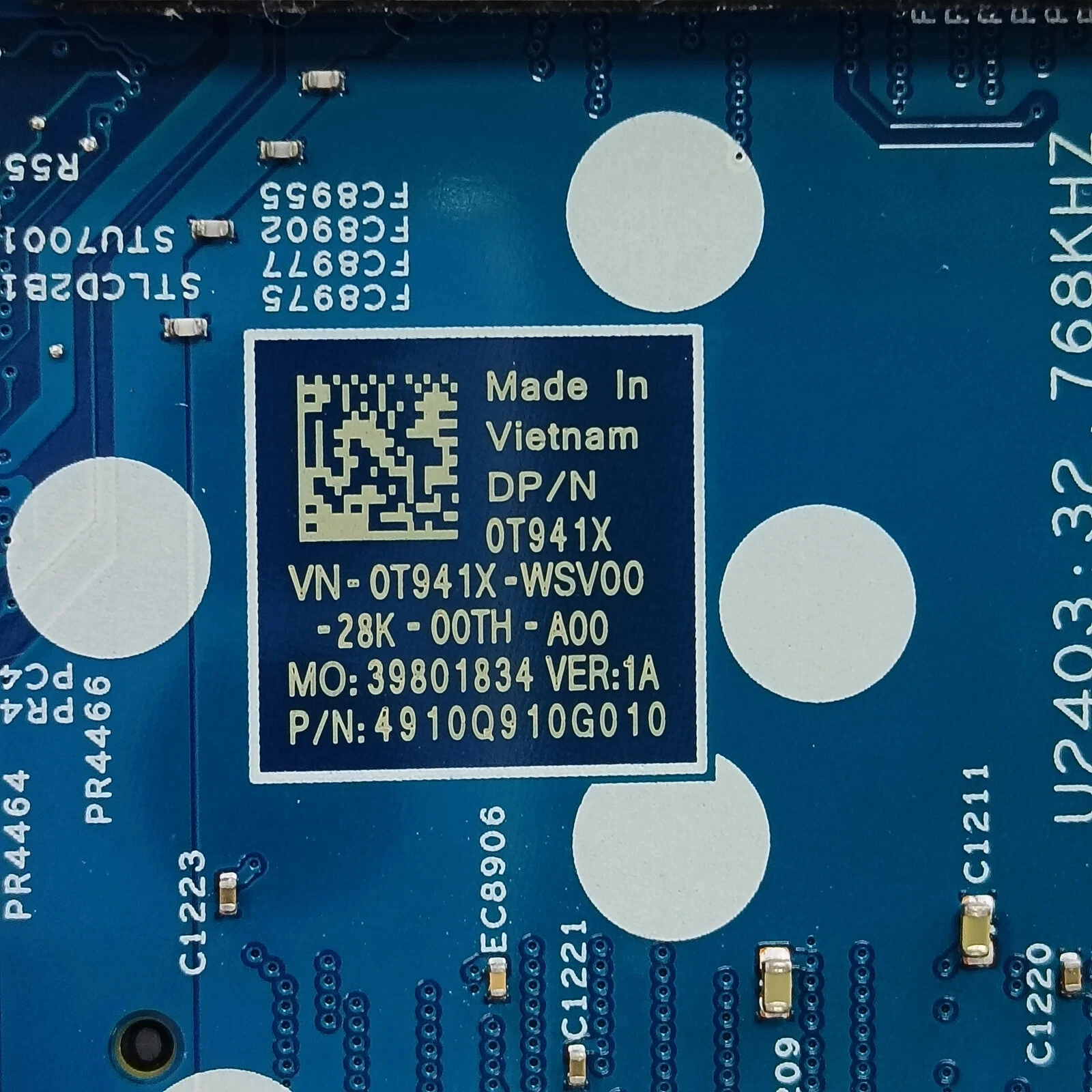 0T941X para la placa base del ordenador portátil Inspiron 5420 5620 213264-1 i5-1235U