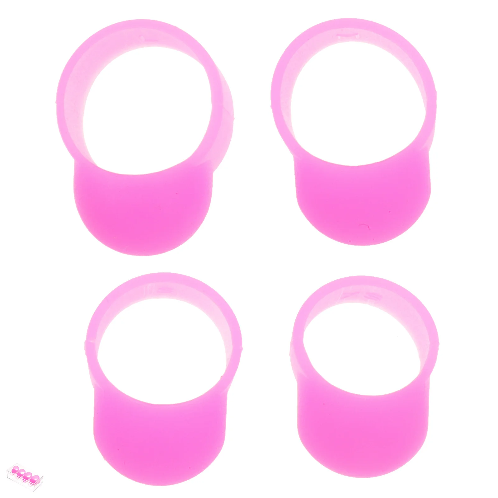 4 قطعة الصلب اللسان طبل إصبع الأكمام سيليكون مكافحة الألم فنجر يغطي طبل ممارسة حماة قرع أداة #3