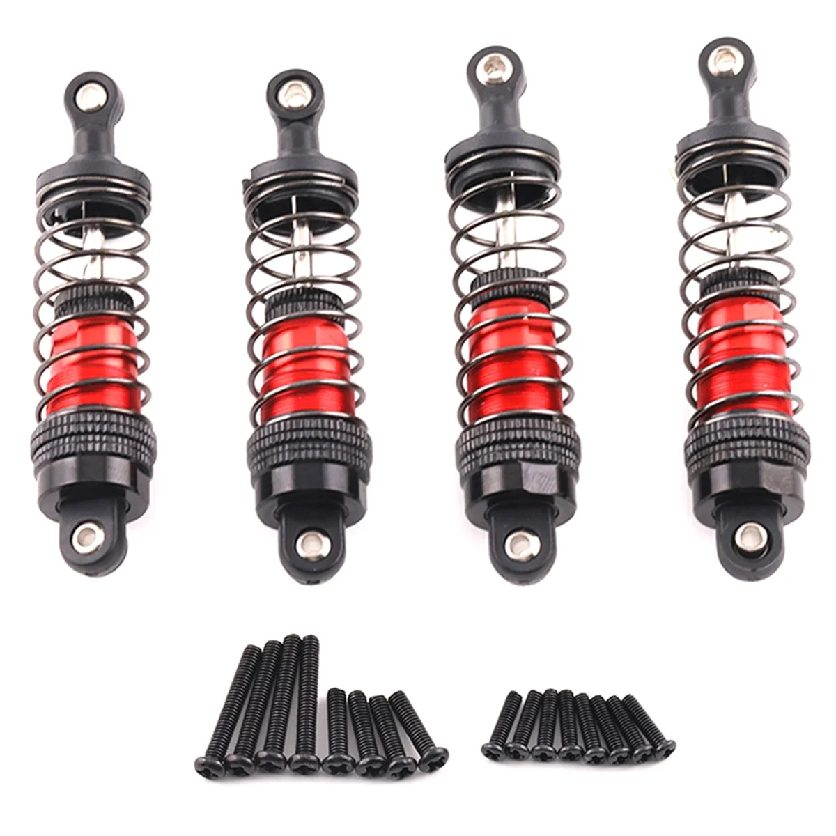 1 Set RC Car Metal Shock Absorber for SCY 1/16 MJX H16H 14301,14210 1/16 1/12 1/14 Upgrade Parts Accessories 75mm 81mm