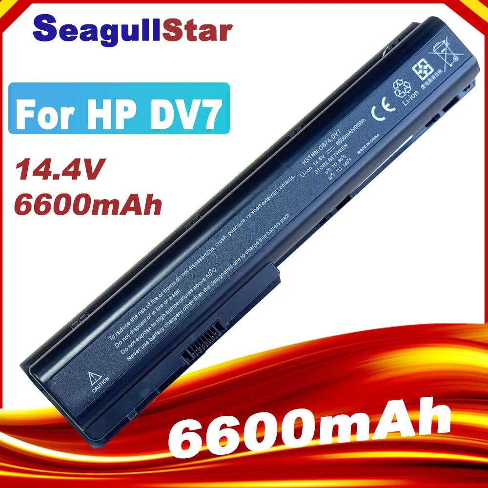 6600mAh Laptop Battery GA08 for HP Pavilion  DV7-1000 DV7-1100 DV7-1200 DV7-2000 DV7-2100 DV7-2200 DV7-3000 DV7-3100 DV8-1000