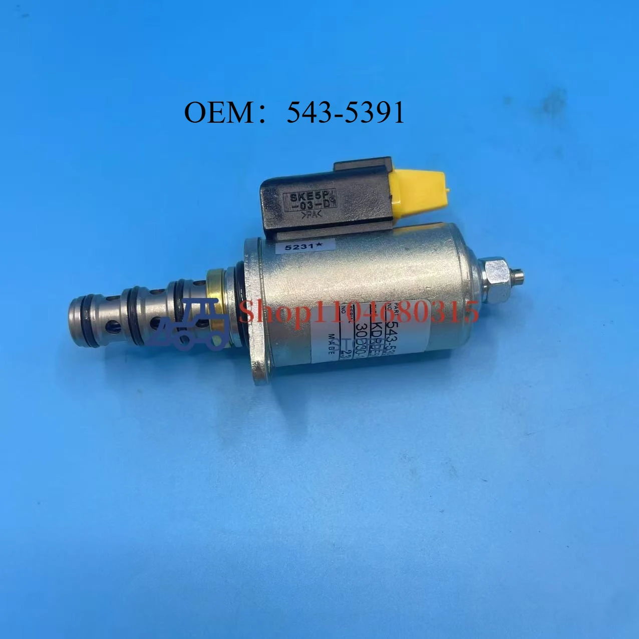 

Electromagnetic Valve Hydraulic Proportional for Excavator Caterpillar E320GC 323/325/330/336 D2GC Part Number 543-5391