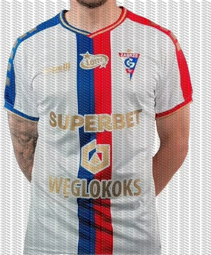

Men's Gornik Zabrze 25_26 Home & Away Football Training T-Shirts Breathable Quick Drying Sports Top for Training