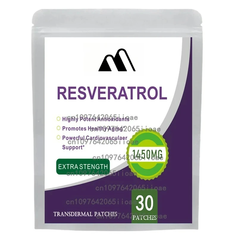 

Resveratrol Transdermal Patches Antioxidant Helps Support Anti-Aging and Immune System 30 Patches
