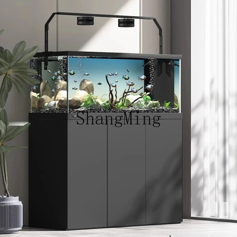 

FG household large and medium-sized new Jiro tank living room landscaping ecological bottom filter ultra-white glass fish tank