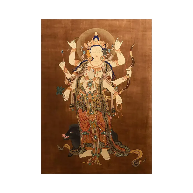 Nordic Thousand-hand Bodhisattva Guanyin Buddhism Pictures Canvas Wall Art Home Decor Paintings Living Room Decoration 16