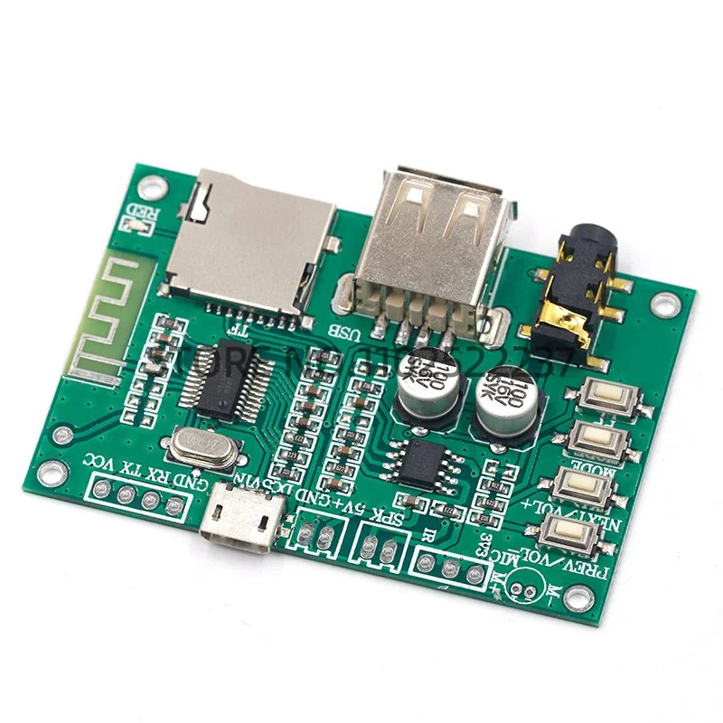 BT201 Dual Mode 5.0 Bluetooth Lossless Audio Power Amplifier Board Module Tf Card U Disk Ble Spp Serial Port Transparent Trans