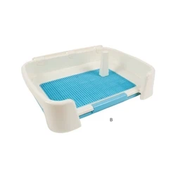 Wholesale Plastic Doggie Indoor Pet Potty Tray Park Corner Dog Toilet